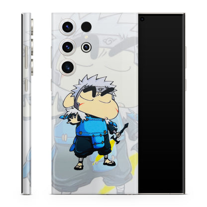 Angry Young Shinchan 3D Finish Phone Skin