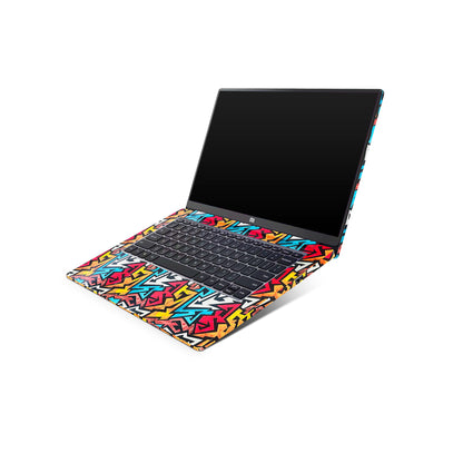 RGB Zig Zag Matte Finish Look Laptop Skin