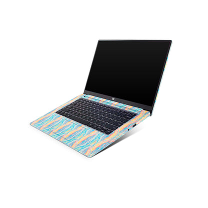 Blue Sober Matte Finish Laptop Skin