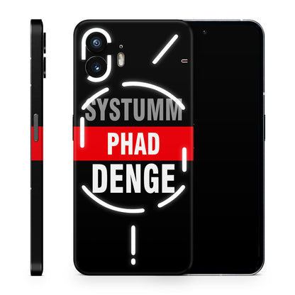 Systumm Phad Denge 3D Textured Latest Phone Skin