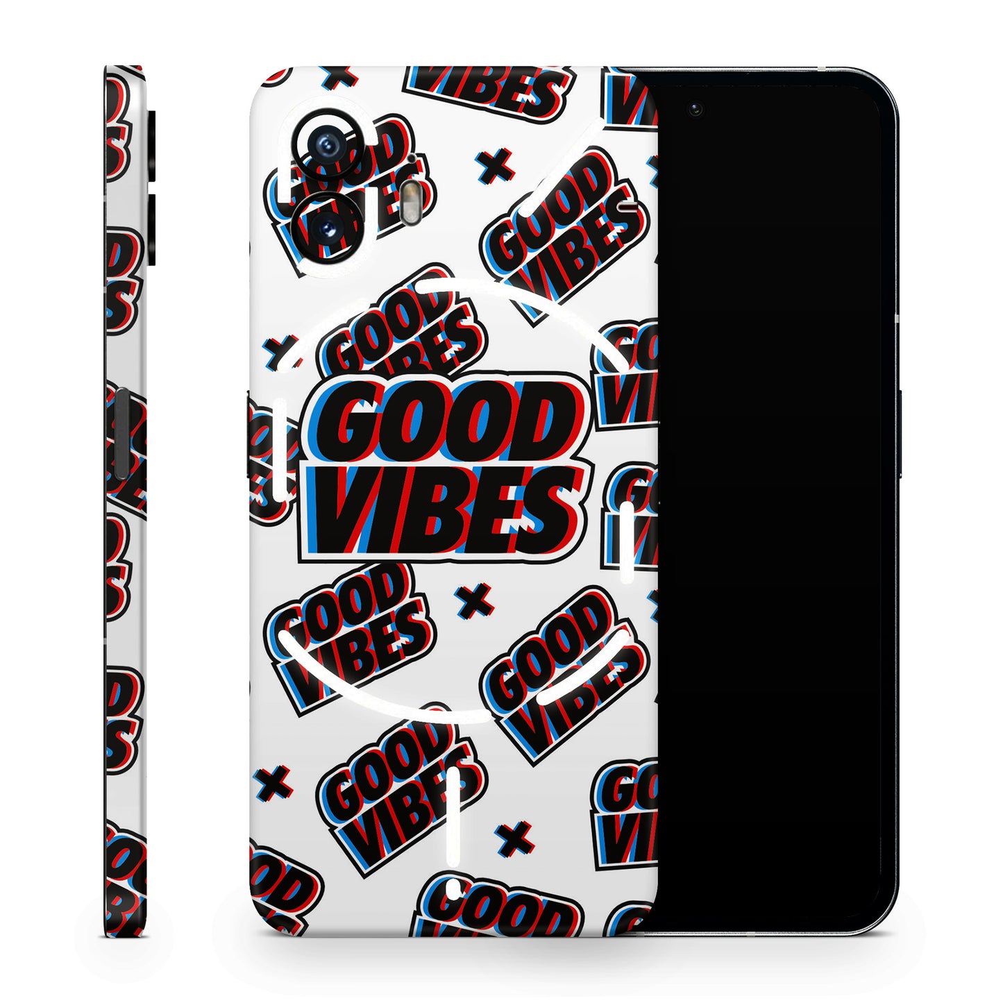 Good Vibes 3D Textured Latest Phone Skin