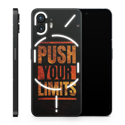 Push Your Limits Matte Finish Latest Phone Skin