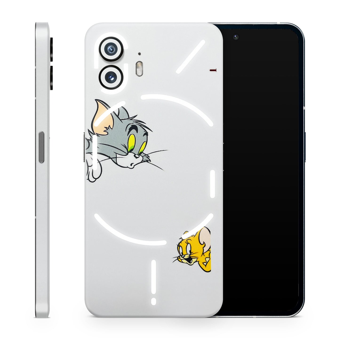 Cute Tom And Jerry 3D Textured Phone Skin