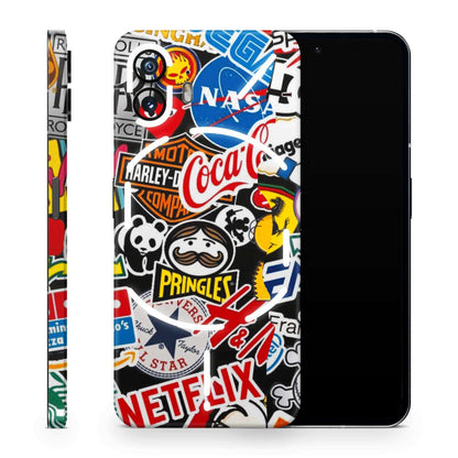 Popular Brands Logo Matte Finish Latest Phone Skin