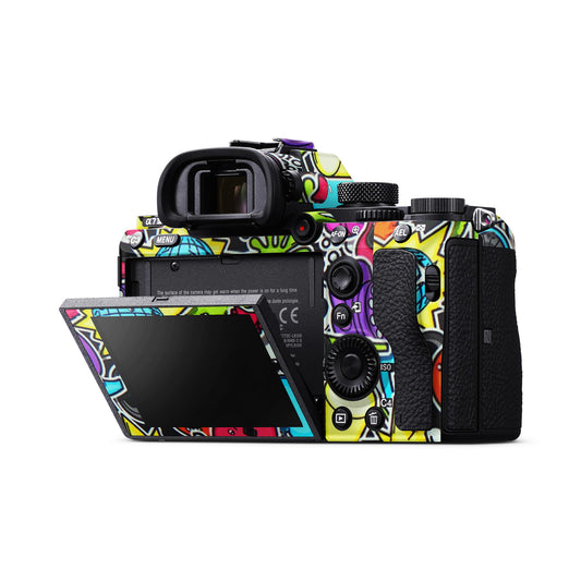 Musical Graffiti Matte Finish Camera Skin