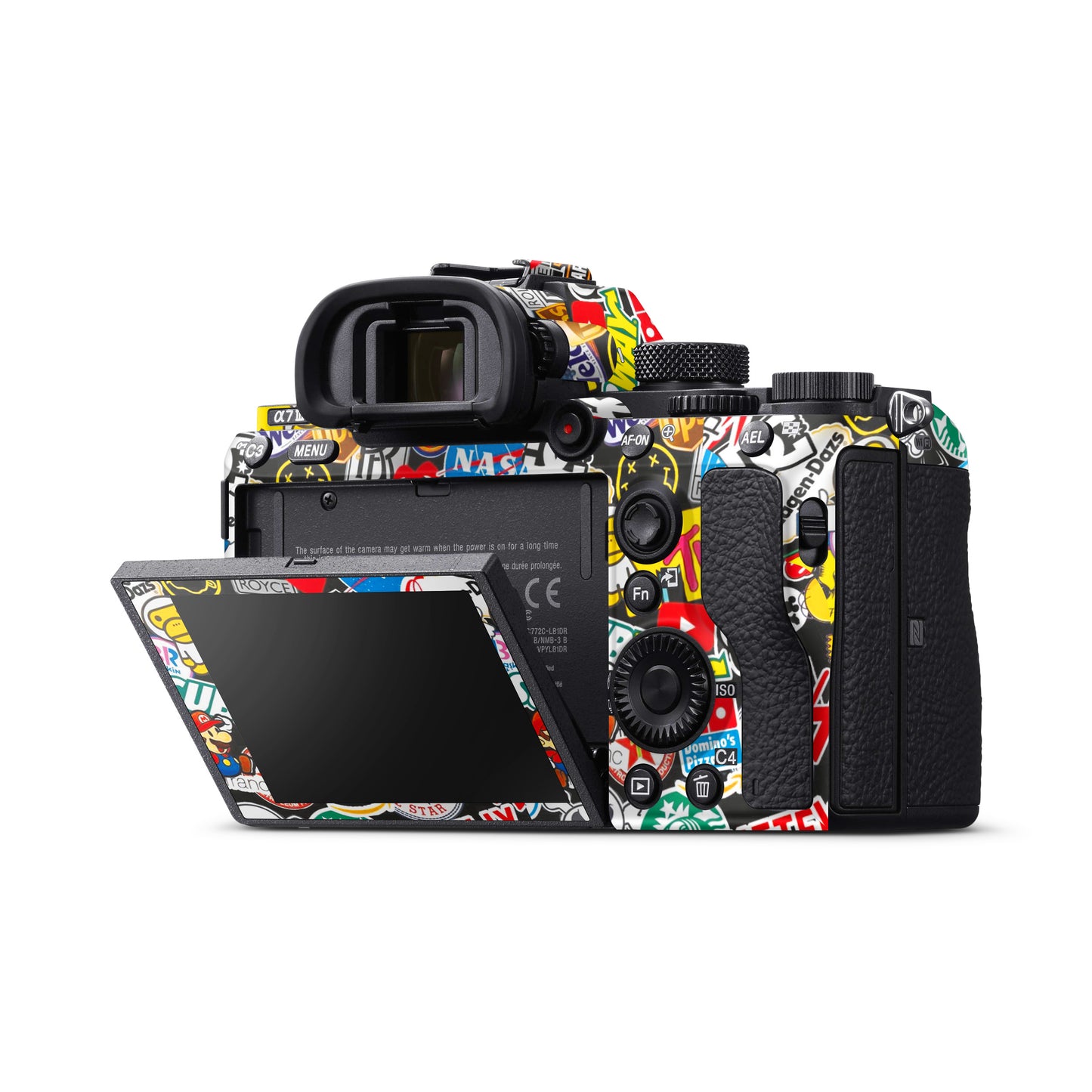 Popular Brands Graffiti Matte Finish Camera Skin