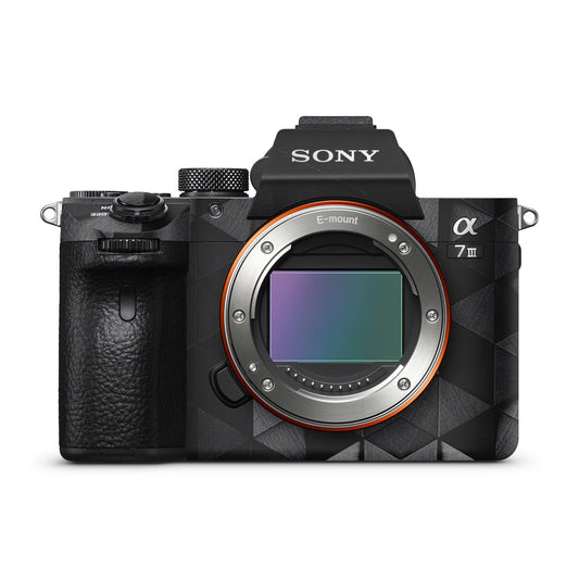 Black Triangle Affair Matte Finish Camera Skin