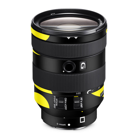 Yellow And Black Magnet Matte Finish Lens Skin