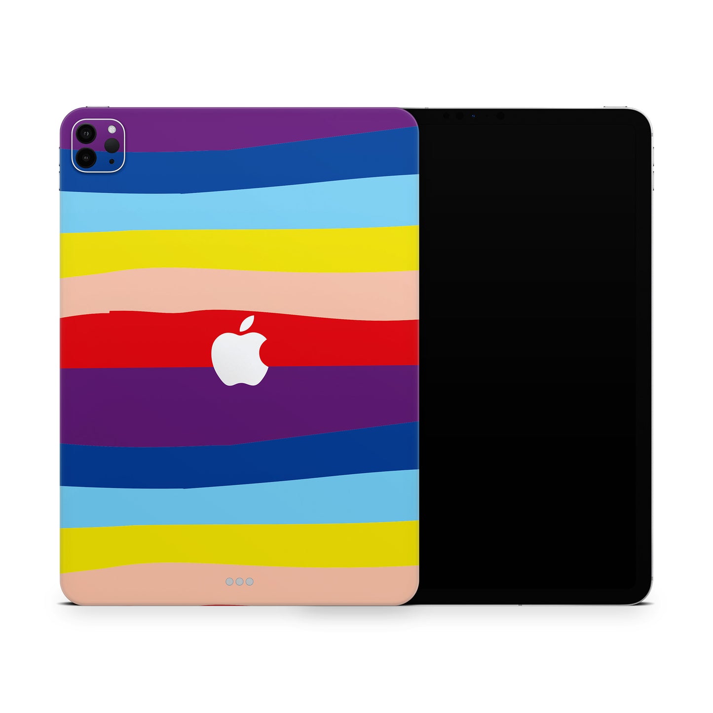 Rainbow Wave Art Matte Finish Skin For iPad/Tablet