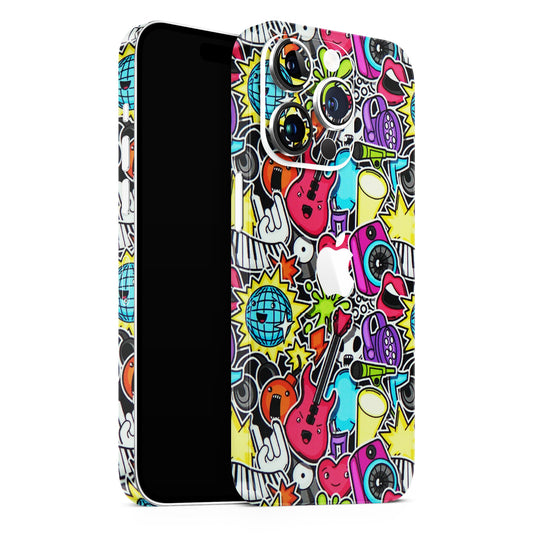 Musical Graffiti Matte Finish Latest Phone Skin