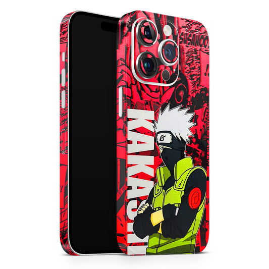 Kakashi Red Anime 3D Finish Phone Skin