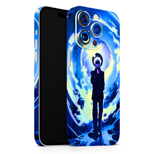 Satoru Gojo Dark Blue 3D Finish Phone Skin