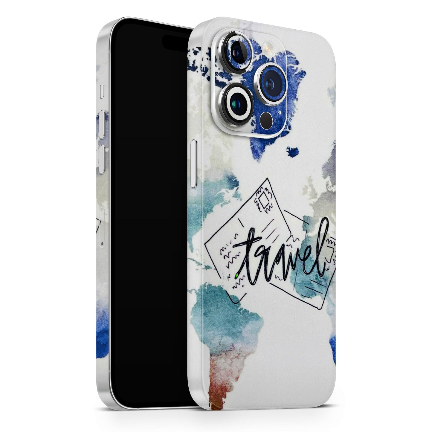 Travel The World 3D Textured Phone Skin