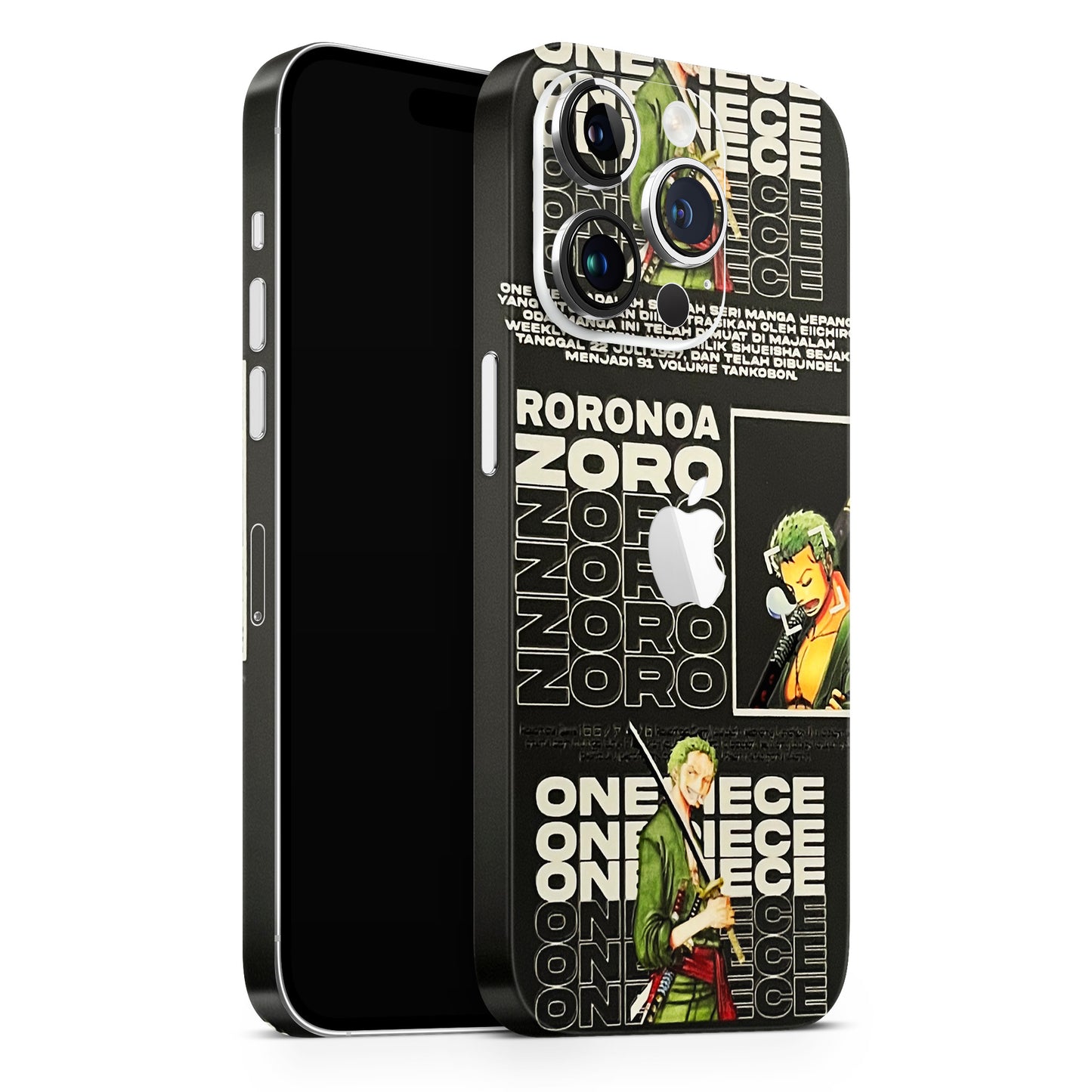 One Piece Zoro 3D Textured Phone Skin