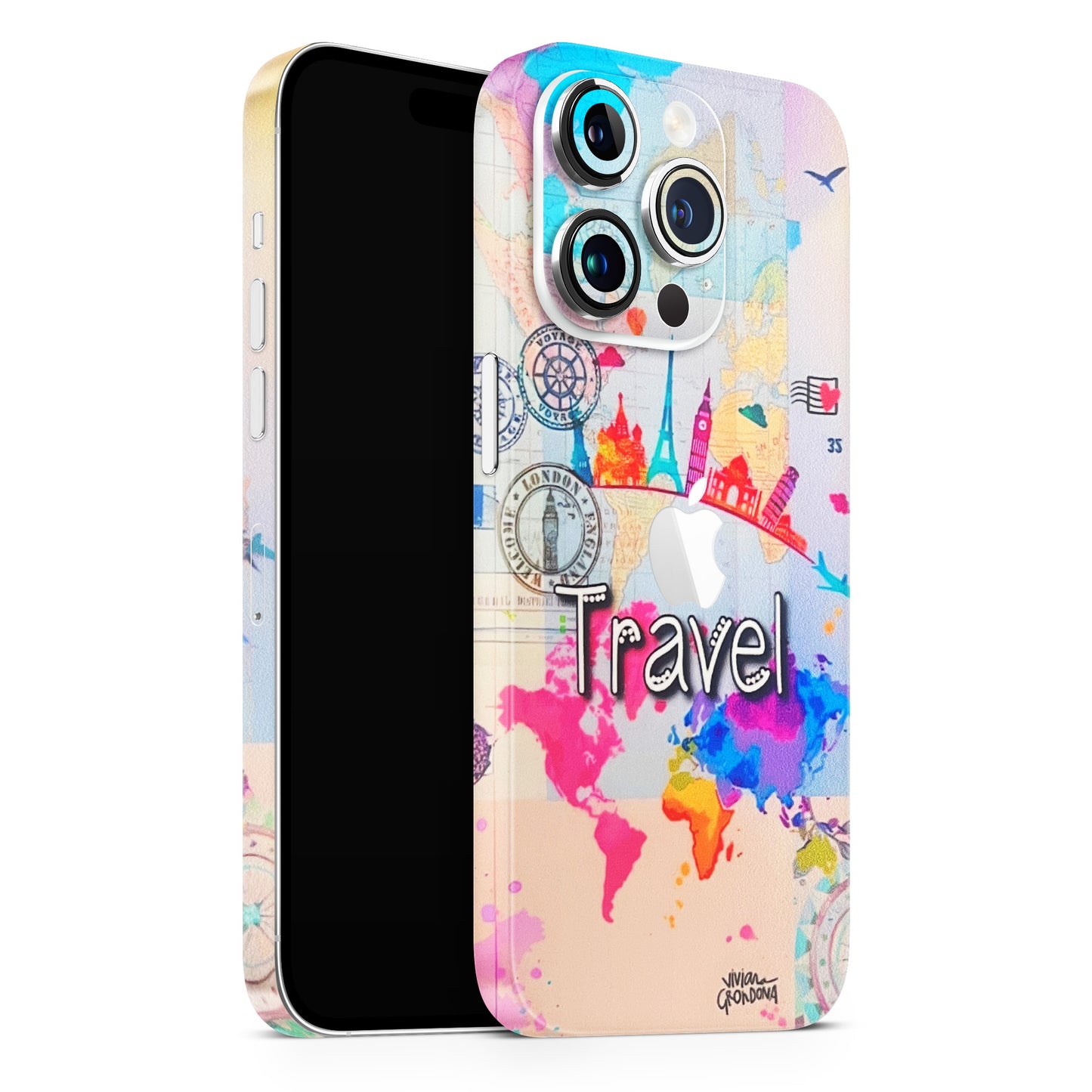 Travel The Wonders Matte Finish Phone Skin