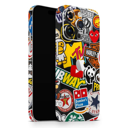 Popular Brands Logo Matte Finish Latest Phone Skin