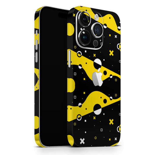 Yellow And Black Magnet Matte Finish Latest Phone Skin