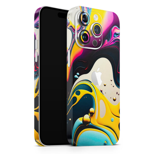 Multicolor Abstract pattern 3D Finish Phone Skin