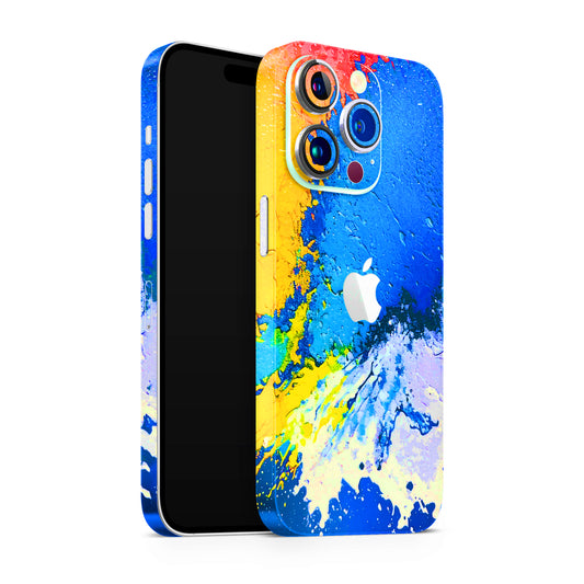 Acrylic Paint Spill 3D Finish Phone Skin