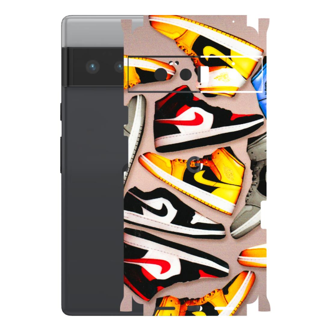 Google Pixel Phone Skins (All Models) - Sneaker Lover - 3D Embossed Finish (L-135) Google Pixel 6 PRO