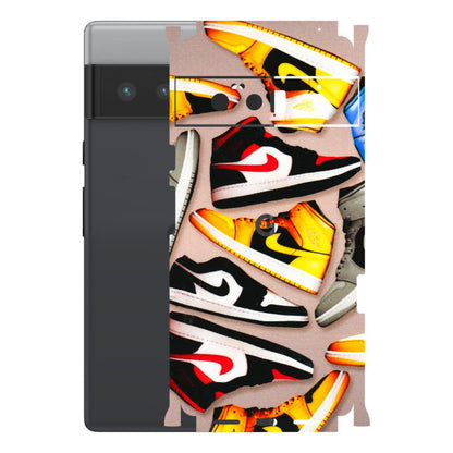 Google Pixel Phone Skins (All Models) - Sneaker Lover - 3D Embossed Finish (L-135) Google Pixel 6 PRO