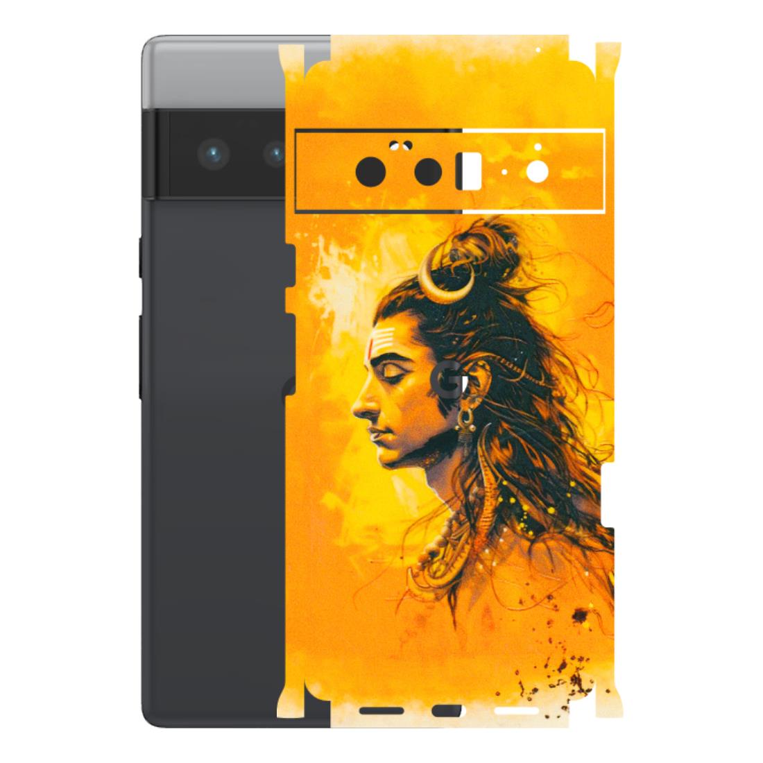 Google Pixel Phone Skins (All Models) - Shiv Shakti - 3D Embossed Finish (L-14) Google Pixel 6 PRO