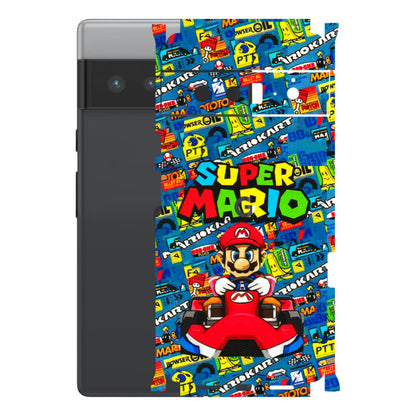 Google Pixel Phone Skins (All Models) - Super Mario Kart - 3D Embossed Finish (L-140) Google Pixel 6 PRO