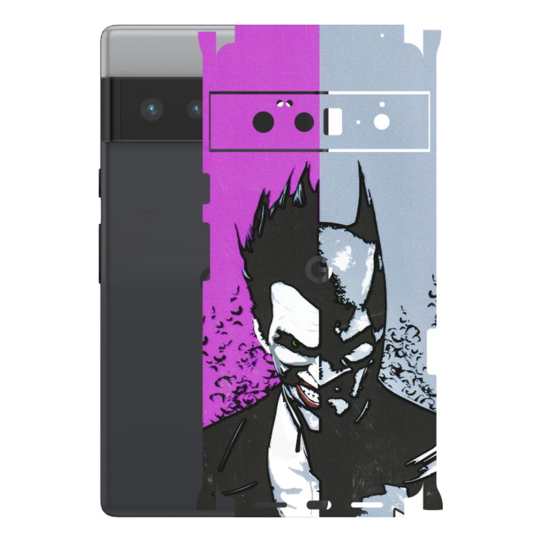 Google Pixel Phone Skins (All Models) - Batman & Joker - 3D Embossed Finish (L-143) Google Pixel 6 PRO