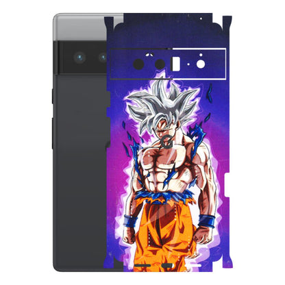 Google Pixel Phone Skins (All Models) - Goku Purple Anime - 3D Embossed Finish (L-147) Google Pixel 6 PRO