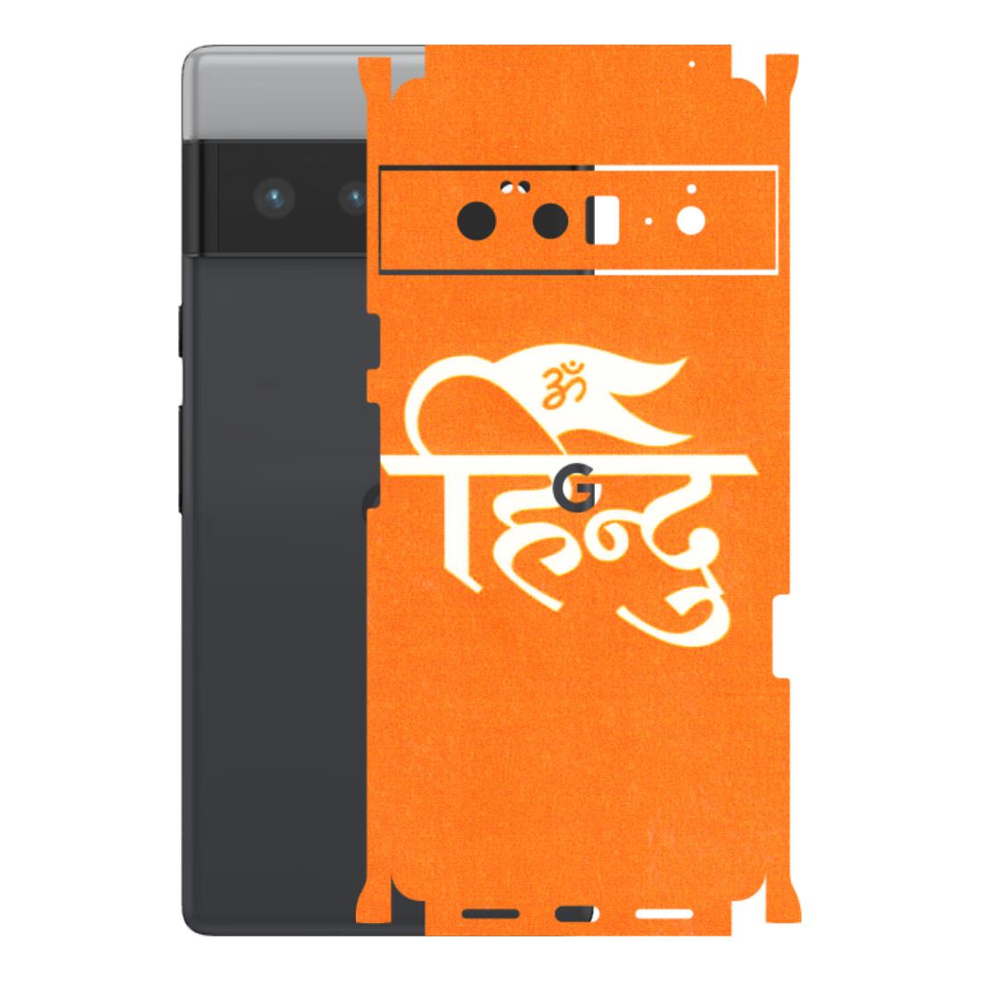 Google Pixel Phone Skins (All Models) - Hindu Kesari - 3D Embossed Finish (L-154) Google Pixel 6 PRO
