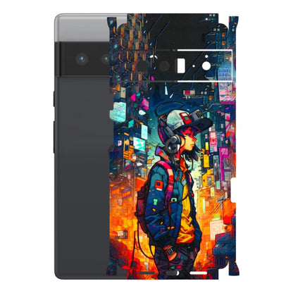 Google Pixel Phone Skins (All Models) - Street Anime Guy - 3D Embossed Finish (L-158) Google Pixel 6 PRO