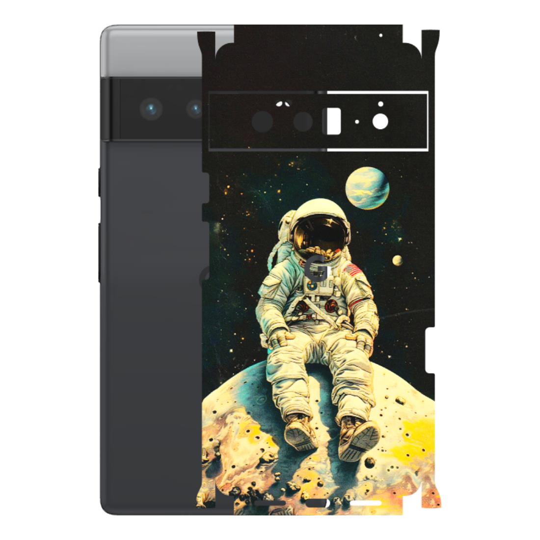 Google Pixel Phone Skins (All Models) - Astronaut in Space - 3D Embossed Finish (L-16) Google Pixel 6 PRO