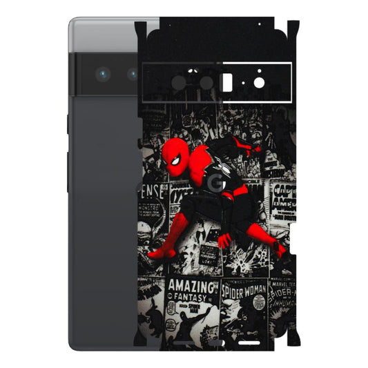 Google Pixel Phone Skins (All Models) - SpiderMan New - 3D Embossed Finish (L-162) Google Pixel 6 PRO