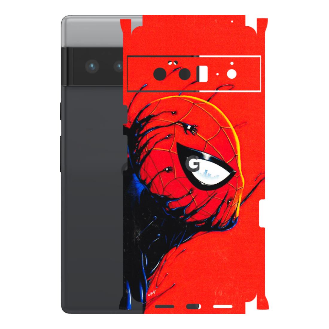 Google Pixel Phone Skins (All Models) - Spiderman Face Venom - 3D Embossed Finish (L-165) Google Pixel 6 PRO