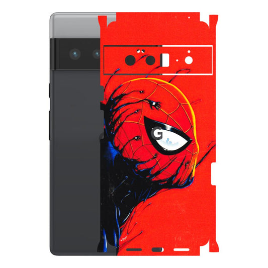 Google Pixel Phone Skins (All Models) - Spiderman Face Venom - 3D Embossed Finish (L-165) Google Pixel 6 PRO