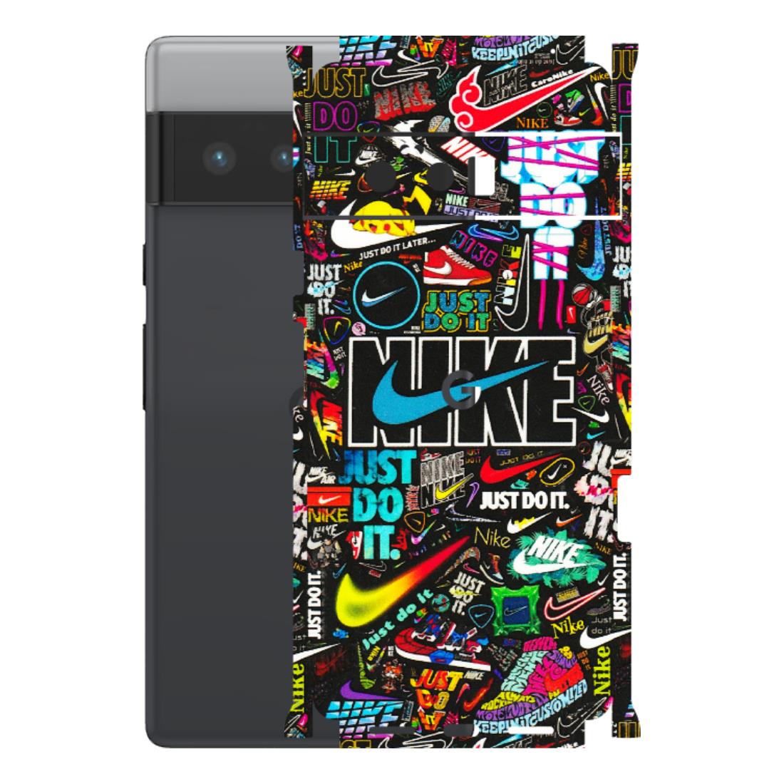 Google Pixel Phone Skins (All Models) - Just Do It Doodles - 3D Embossed Finish (L-166) Google Pixel 6 PRO
