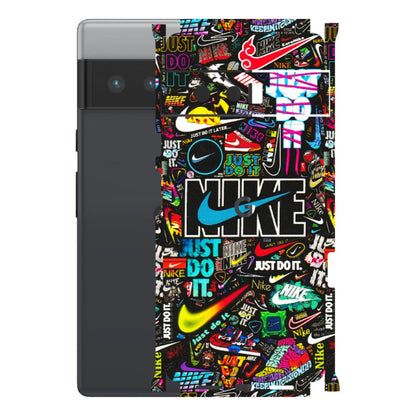Google Pixel Phone Skins (All Models) - Just Do It Doodles - 3D Embossed Finish (L-166) Google Pixel 6 PRO