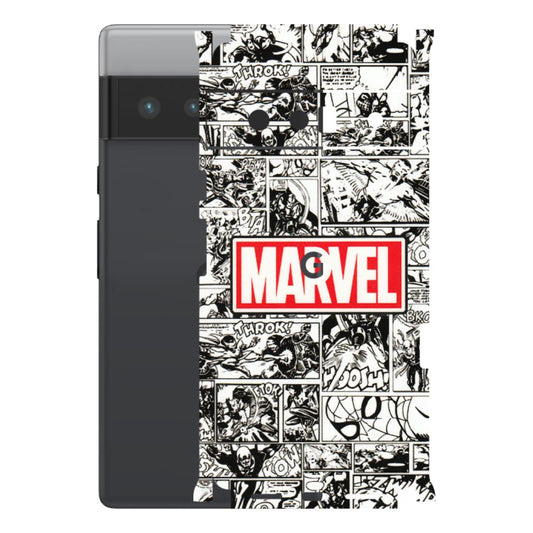 Google Pixel Phone Skins (All Models) - Marvel Comic - 3D Embossed Finish (L-171) Google Pixel 6 PRO