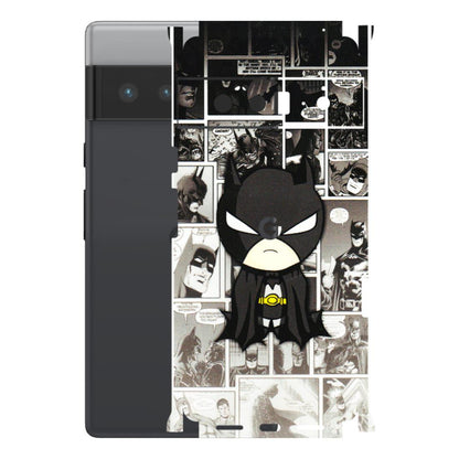 Google Pixel Phone Skins (All Models) - Toon Batman - 3D Embossed Finish (L-182) Google Pixel 6 PRO
