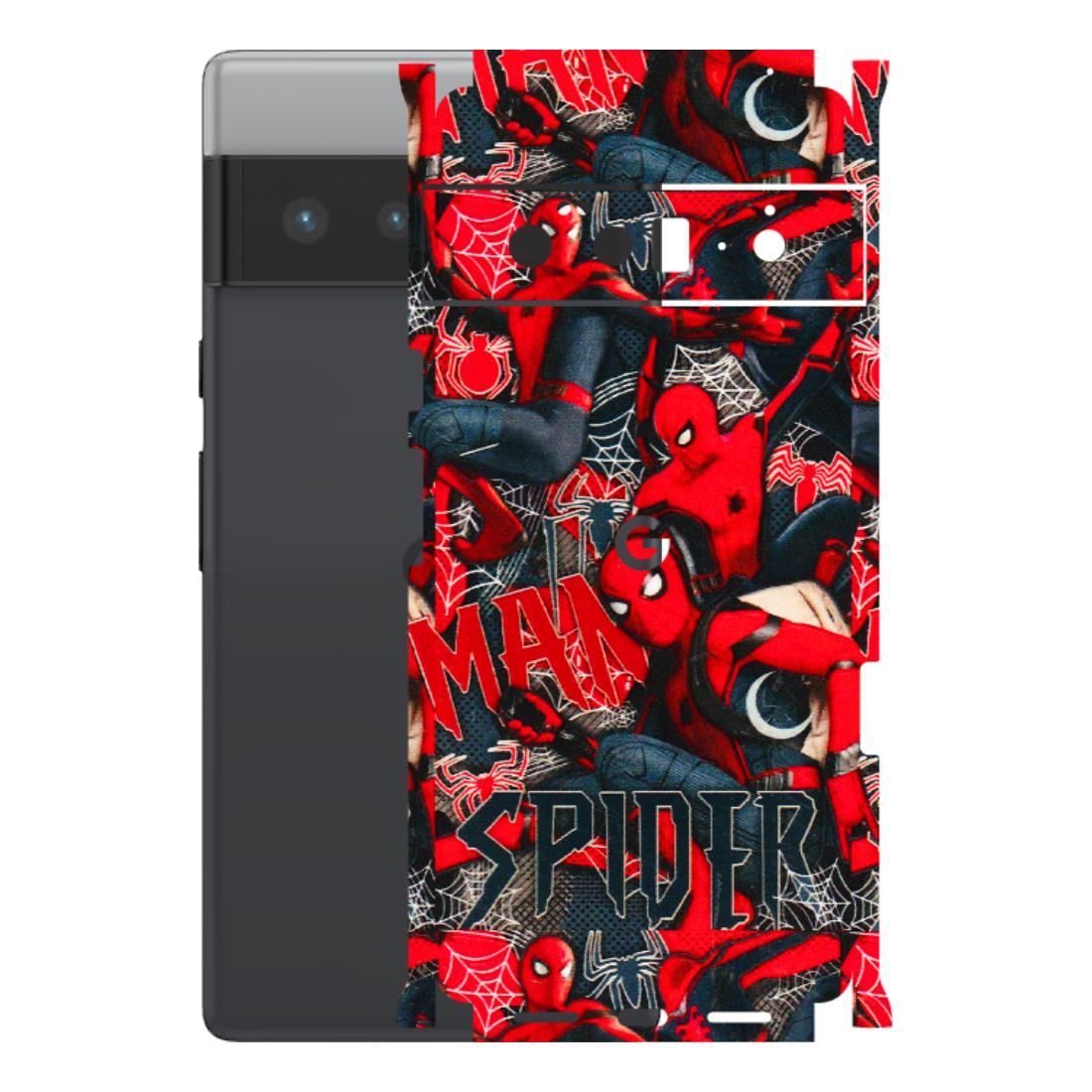 Google Pixel Phone Skins (All Models) - SpiderMan Cool - 3D Embossed Finish (L-188) Google Pixel 6 PRO