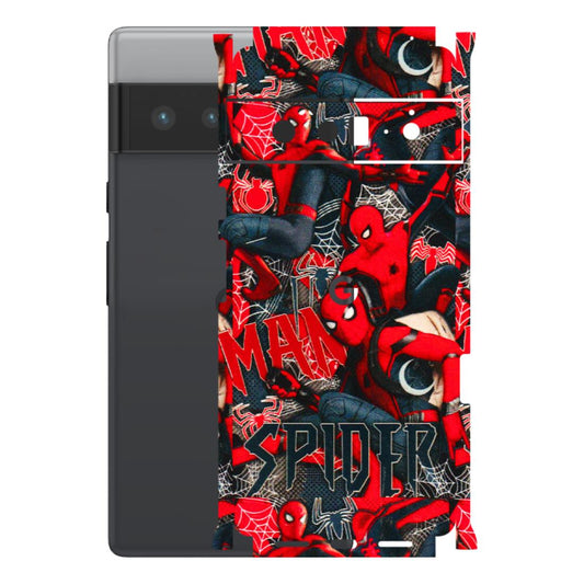 Google Pixel Phone Skins (All Models) - SpiderMan Cool - 3D Embossed Finish (L-188) Google Pixel 6 PRO