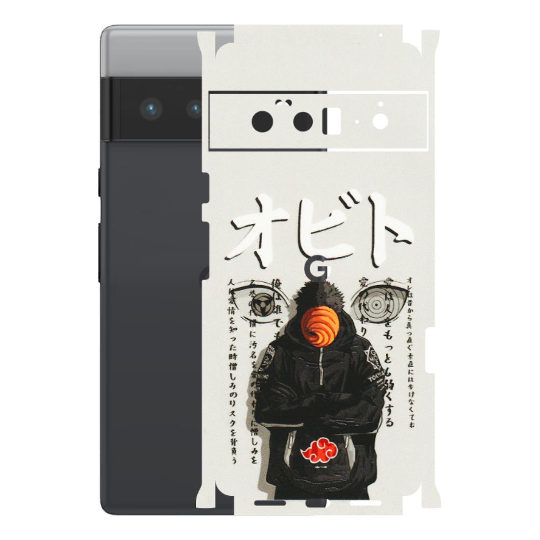 Google Pixel Phone Skins (All Models) - Obito Anime Eye - 3D Embossed Finish (L-19) Google Pixel 6 PRO