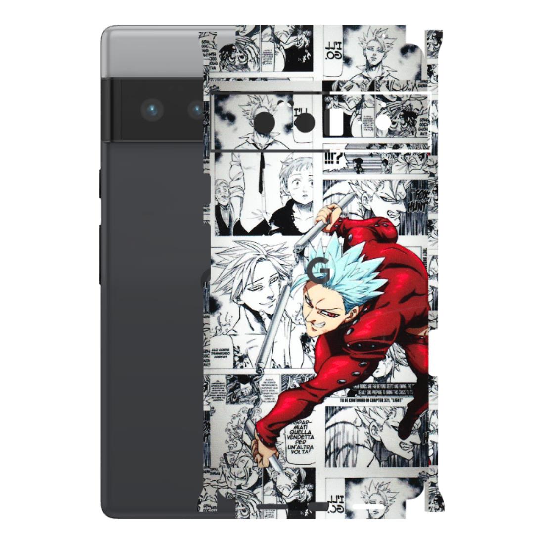 Google Pixel Phone Skins (All Models) - Anime Comic - 3D Embossed Finish (L-192) Google Pixel 6 PRO