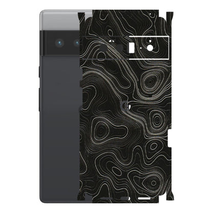 Google Pixel Phone Skins (All Models) - Black Swirl - 3D Embossed Finish (L-196) Google Pixel 6 PRO