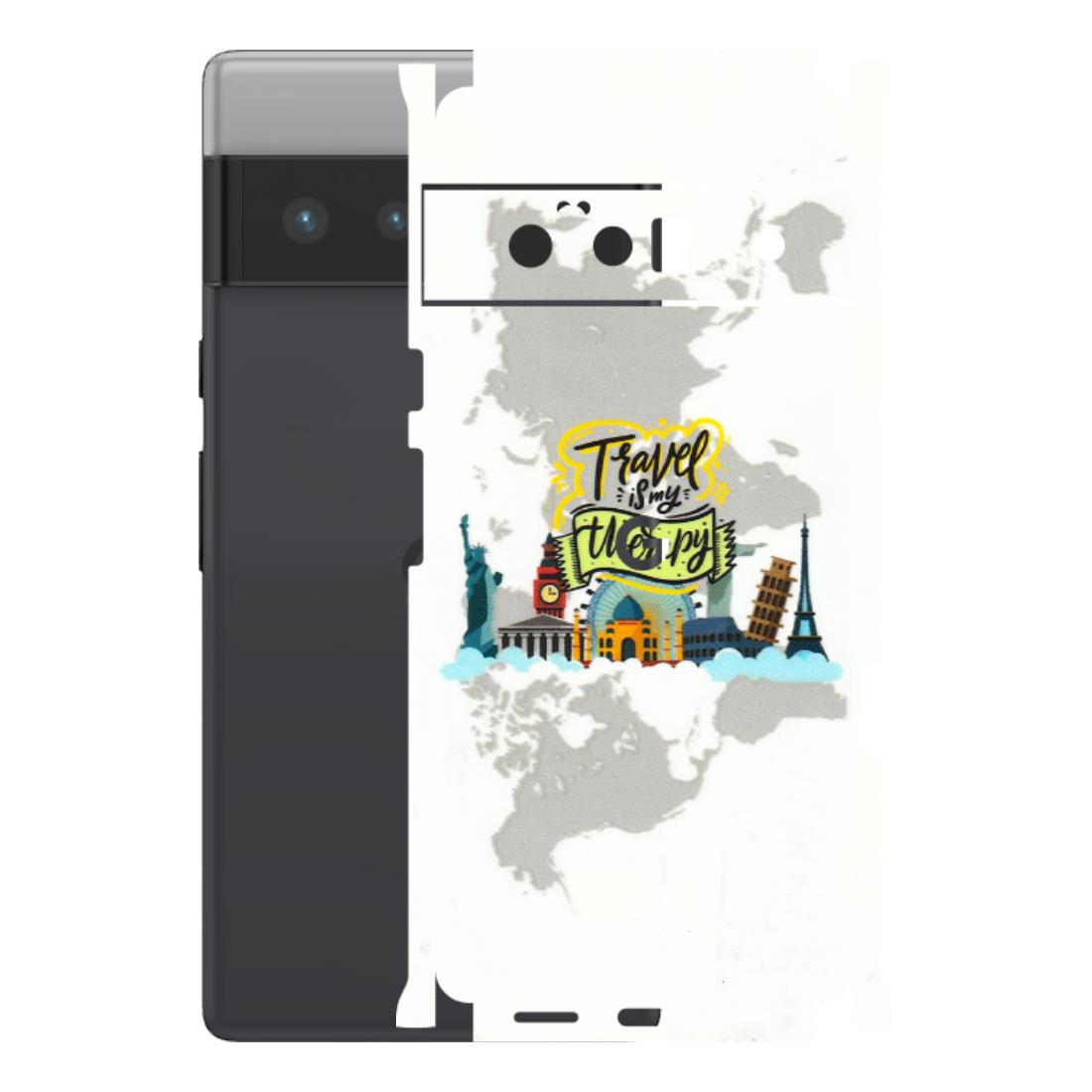 Google Pixel Phone Skins (All Models) - Travel Therapy - 3D Embossed Finish (L-199) Google Pixel 6 PRO