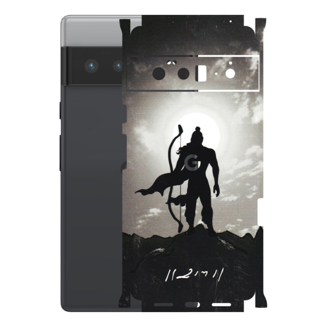 Google Pixel Phone Skins (All Models) - Jai Siya Ram - 3D Embossed Finish (L-200) Google Pixel 6 PRO
