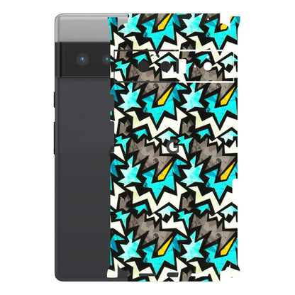 Google Pixel Phone Skins (All Models) - Funky Zig Zag - 3D Embossed Finish (L-223) Google Pixel 6 PRO