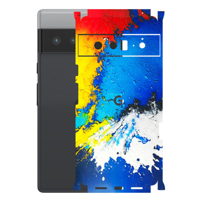 Google Pixel Phone Skins (All Models) - Acrylic Paint Spill - 3D Embossed Finish (L-229) Google Pixel 6 PRO