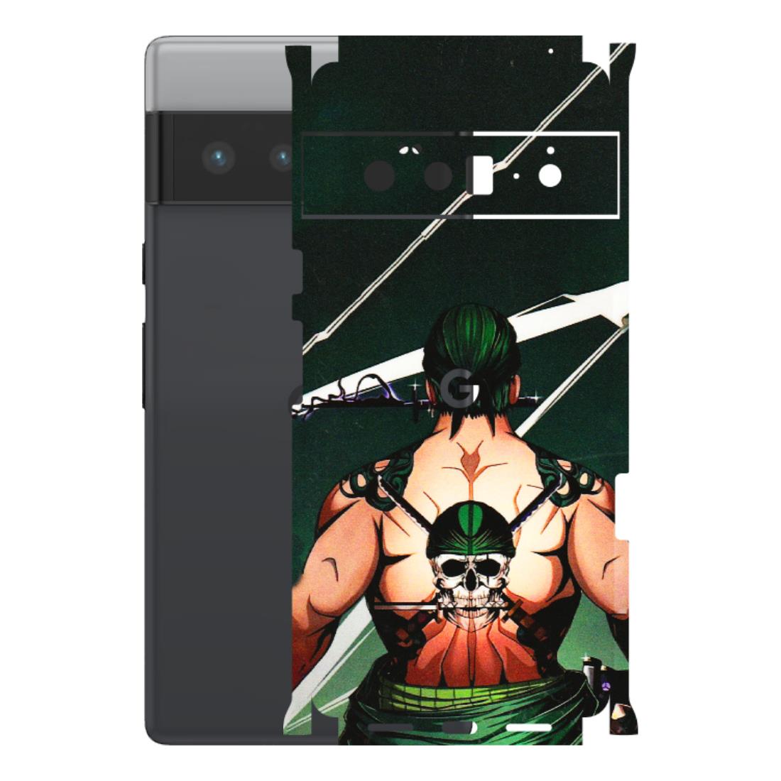 Google Pixel Phone Skins (All Models) - Zoro Anime - 3D Embossed Finish (L-23) Google Pixel 6 PRO