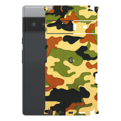 Google Pixel Phone Skins (All Models) - Indian Military - 3D Embossed Finish (L-234) Google Pixel 6 PRO